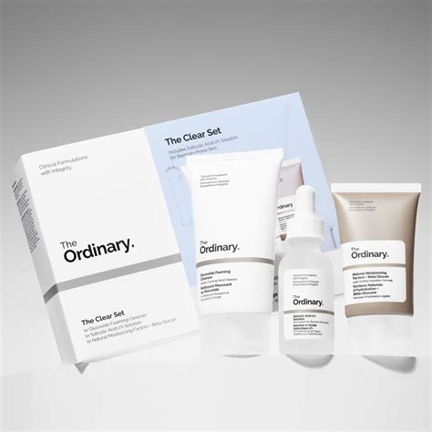 3 piece beauty coffret|The Ordinary The Clear Set at BEAUTY BAY.